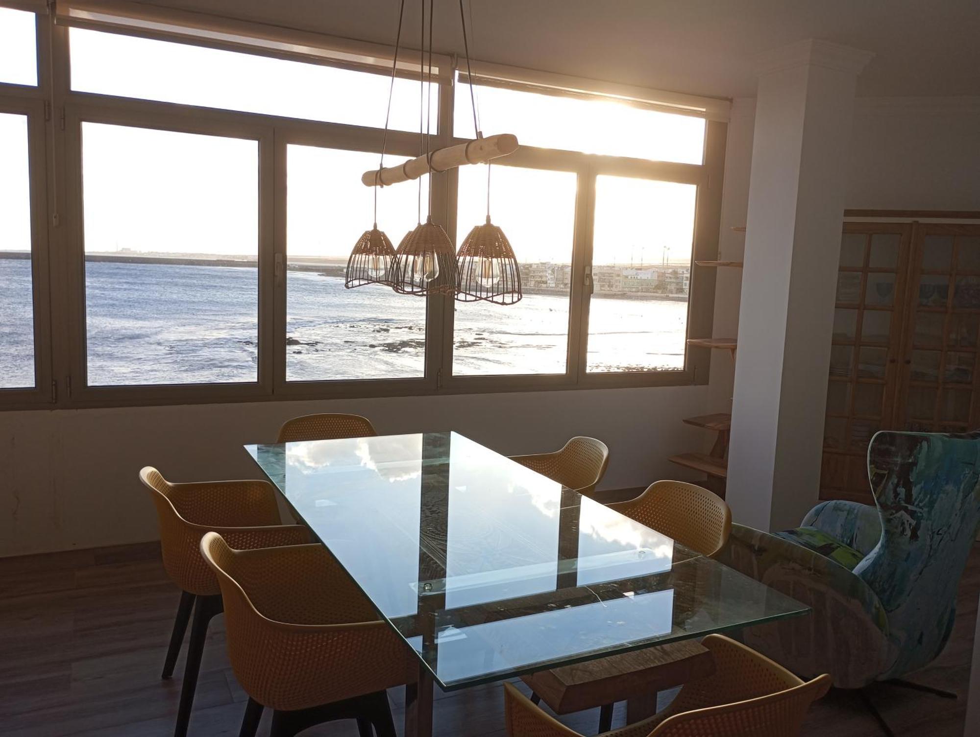 Ferienwohnung Sea View On Arinaga Beach Exterior foto